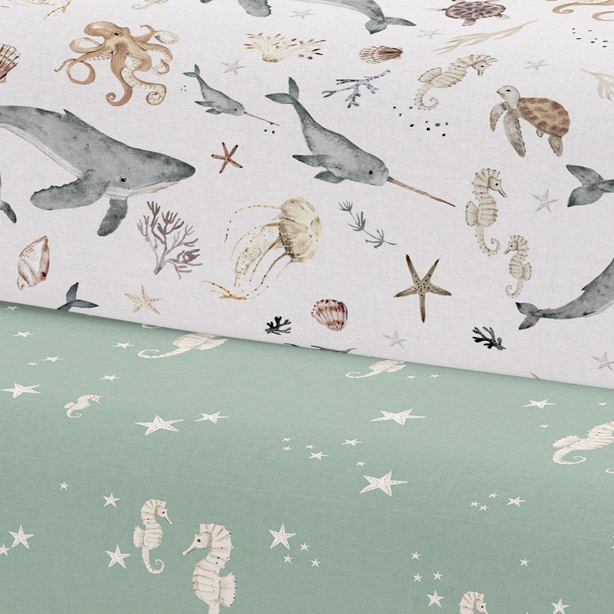 Ocean Odyssey, Crib Sheets (2-Pack)