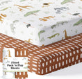 Load image into Gallery viewer, Safari Adventure, Pack 'n Play Sheets (2-Pack)
