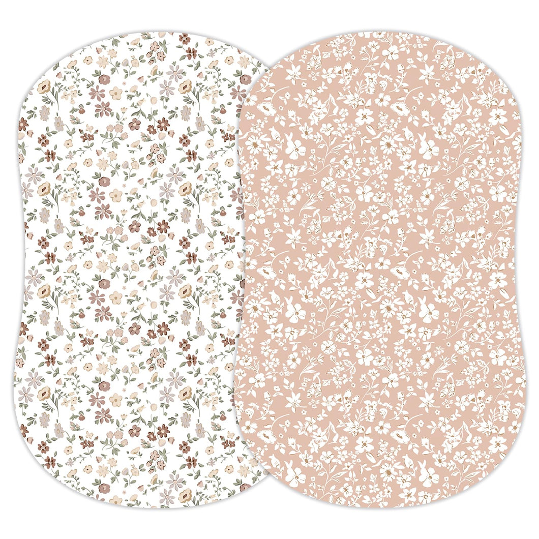 Fleurette, Bassinet Sheets (2-Pack)