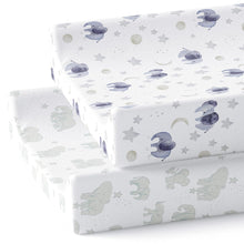 Load image into Gallery viewer, Scandinavian Galaxy and Elephant, Changing Pad Covers (2-Pack)