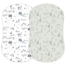 Load image into Gallery viewer, Arctic Journey, Bassinet Sheets (2-Pack)