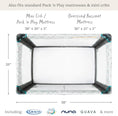 Load image into Gallery viewer, Moonlit, Pack 'n Play Sheets (2-Pack)
