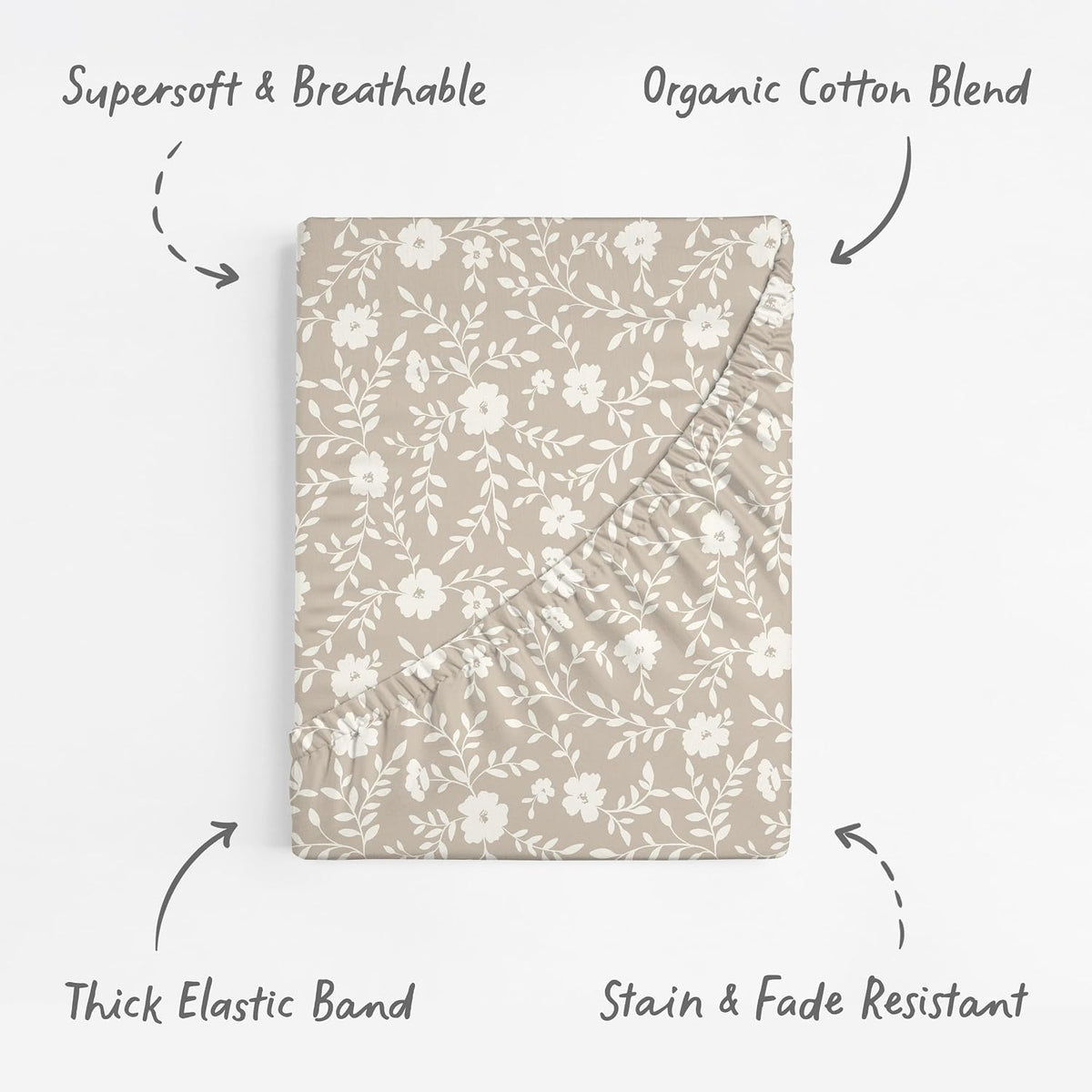 Pearl Rose, Crib Sheets (2-Pack)