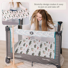 Load image into Gallery viewer, Starry Woodland, Pack N Play Sheets (2-Pack)