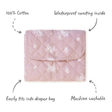 Load image into Gallery viewer, Antique Rose, Portable Changing Mat