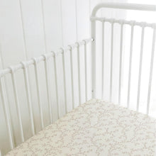 Load image into Gallery viewer, Pearl Rose Grey, Baby Crib Sheets (2-Pack)