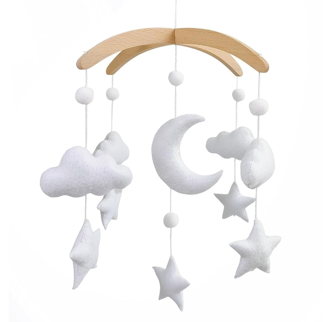 Moon, Cloud & Stars, Baby Crib Mobile