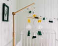 Load image into Gallery viewer, Starry Woodland Night, Baby Crib Mobile (Evergreen, Short Version)
