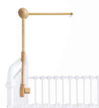 Load image into Gallery viewer, Adjustable 3D-Wooden Baby Crib Mobile Arm Holder [Natural Beechwood]