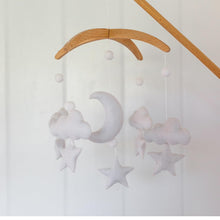 Load image into Gallery viewer, Moon, Cloud &amp; Stars, Baby Crib Mobile