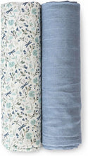 Load image into Gallery viewer, Baby Swaddle Blanket Set, Bamboo Muslin, Neutral Boy &amp; Girl - Stillwater