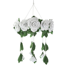 Load image into Gallery viewer, White Roses, Baby Crib Mobile