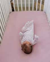 Load image into Gallery viewer, Juliette Pink Floral, Baby Crib Sheets (2-Pack)