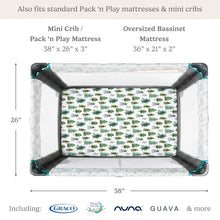 Load image into Gallery viewer, Starry Woodland, Pack N Play Sheets (2-Pack)