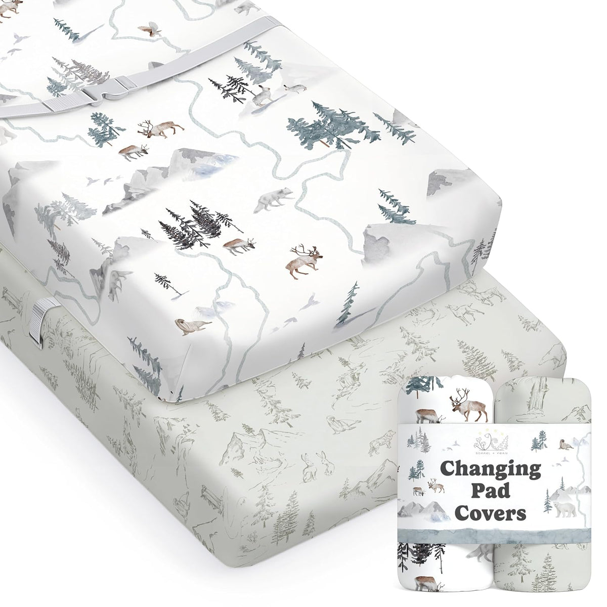 Arctic Journey, Changing Pad Covers (2-Pack)