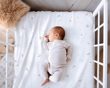 Load image into Gallery viewer, Galaxy, Moon &amp; Stars, Crib Sheets (2-Pack)