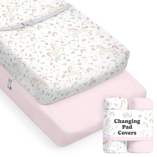 Unicorn, Changing Pad Covers (2-Pack)