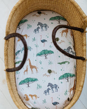 Load image into Gallery viewer, Safari Adventures, Bassinet Sheets (2-Pack)