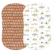 Load image into Gallery viewer, Safari Adventures, Bassinet Sheets (2-Pack)