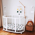 Load image into Gallery viewer, Starry Woodland Night, Baby Crib Mobile (Evergreen, Short Version)
