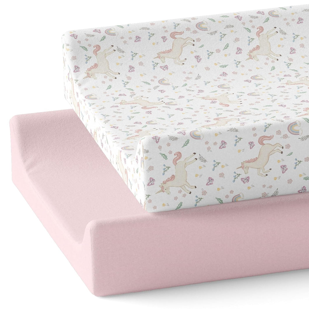 Unicorn, Changing Pad Covers (2-Pack)