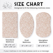 Load image into Gallery viewer, Fleurette, Bassinet Sheets (2-Pack)