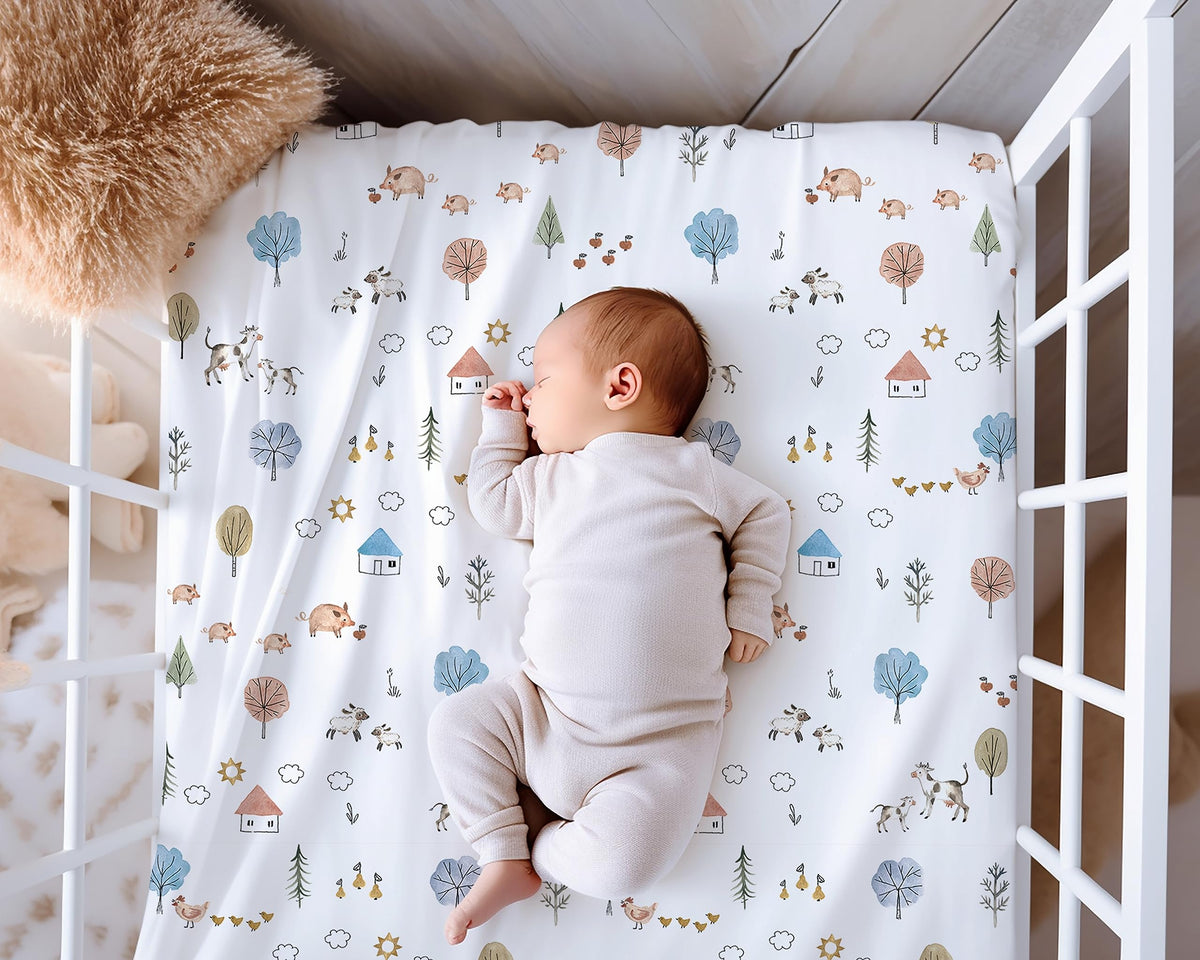 Farm Animals, Crib Sheets (2-Pack)