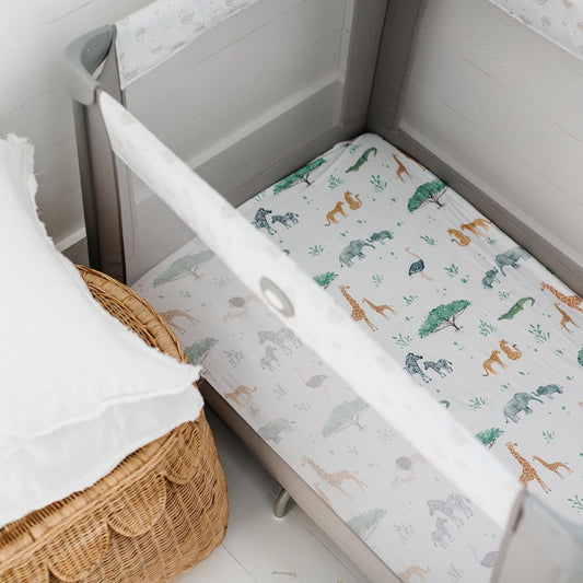 Safari Adventure, Pack 'n Play Sheets (2-Pack)