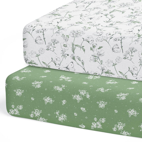 Butterfly Garden, Crib Sheets (2-Pack)