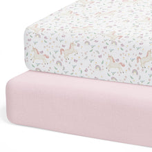 Load image into Gallery viewer, Unicorn, Baby Crib Sheets (2-Pack)