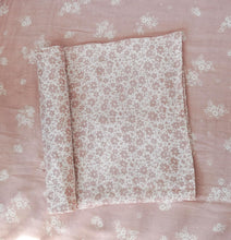 Load image into Gallery viewer, Baby Swaddle Blanket Set, Bamboo Muslin, Neutral Boy &amp; Girl - Antique Rose