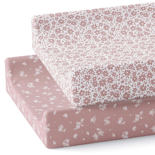 Antique Rose, Changing Pad Cover (2-Pack)