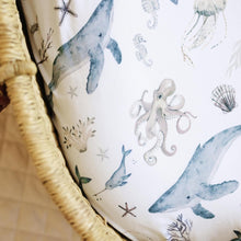 Load image into Gallery viewer, Ocean Odyssey, Bassinet Sheets (2-Pack)