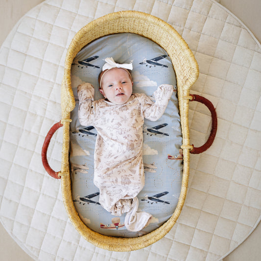 Airplanes in the Clouds, Bassinet Sheets (2-Pack)