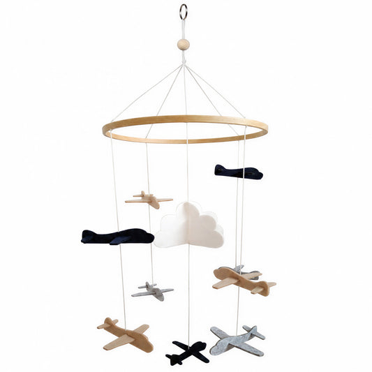 Airplanes in the Clouds, Baby Crib Mobile