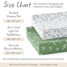 Load image into Gallery viewer, Butterfly Garden, Changing Pad Covers (2-Pack)