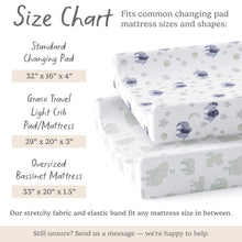 Load image into Gallery viewer, Scandinavian Elephant, Changing Pad Covers (2-Pack)