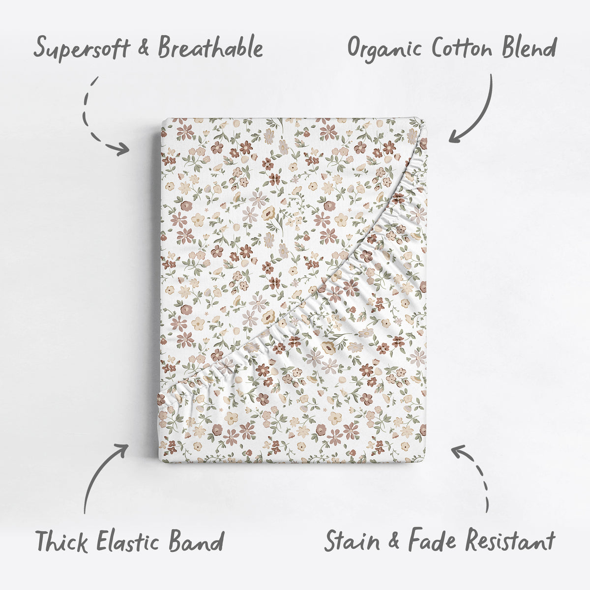 Fleurette, Crib Sheets (2-Pack)