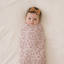 Load image into Gallery viewer, Baby Swaddle Blanket Set, Bamboo Muslin, Neutral Boy &amp; Girl - Antique Rose