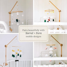 Load image into Gallery viewer, Adjustable 3D Wooden Baby Crib Mobile Arm Holder