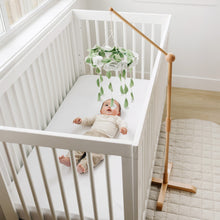 Load image into Gallery viewer, Baby Crib Mobile Arm Wooden Holder Floor Stand [Natural Beech Wood]