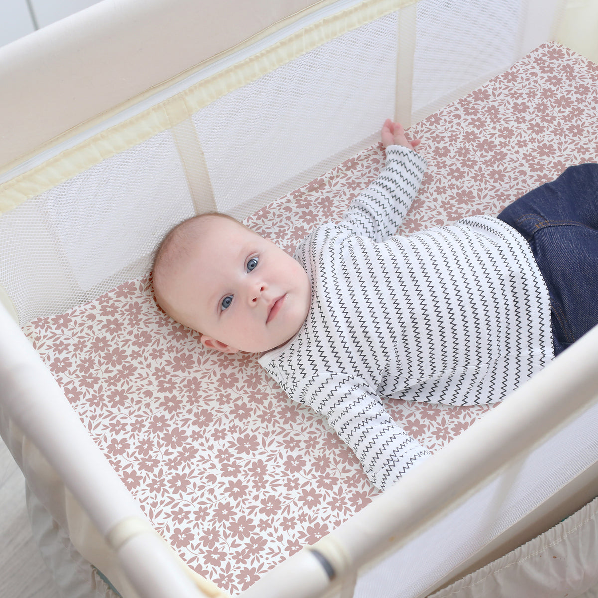 Antique Rose, Pack 'n Play Sheets (2-Pack)