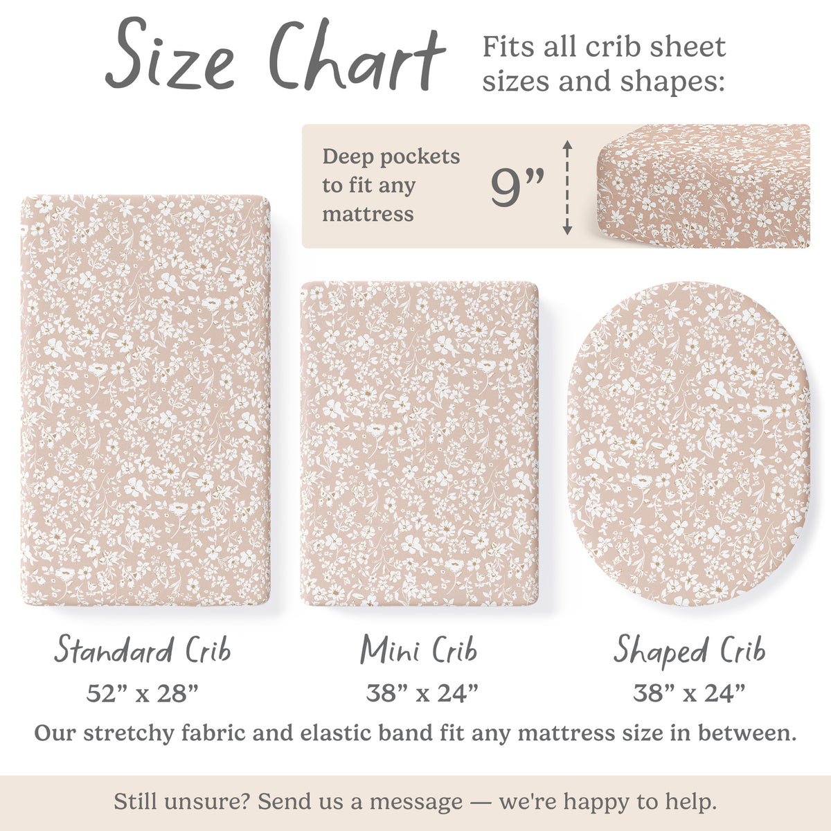 Fleurette, Crib Sheets (2-Pack)