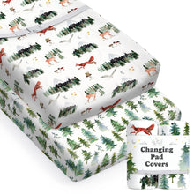 Load image into Gallery viewer, Starry Woodland, Changing Pad Covers (2-Pack)