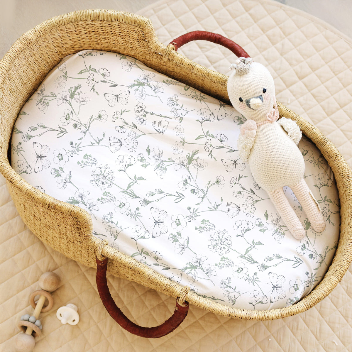 Butterfly Garden, Bassinet Sheets (2-Pack)