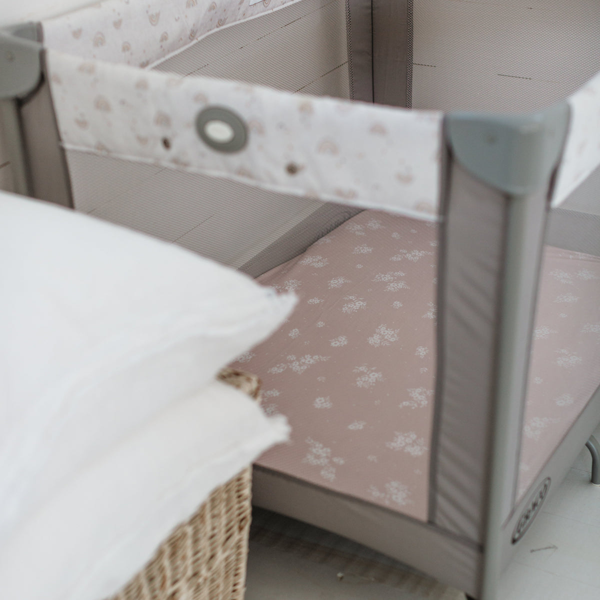 Antique Rose, Pack 'n Play Sheets (2-Pack)