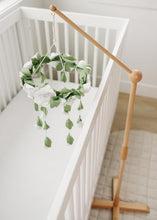 Load image into Gallery viewer, Baby Crib Mobile Arm Wooden Holder Floor Stand [Natural Beech Wood]