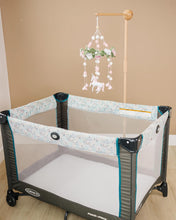 Load image into Gallery viewer, Adjustable 3D-Wooden Baby Crib Mobile Arm Holder Floor Stand [Natural Beechwood]