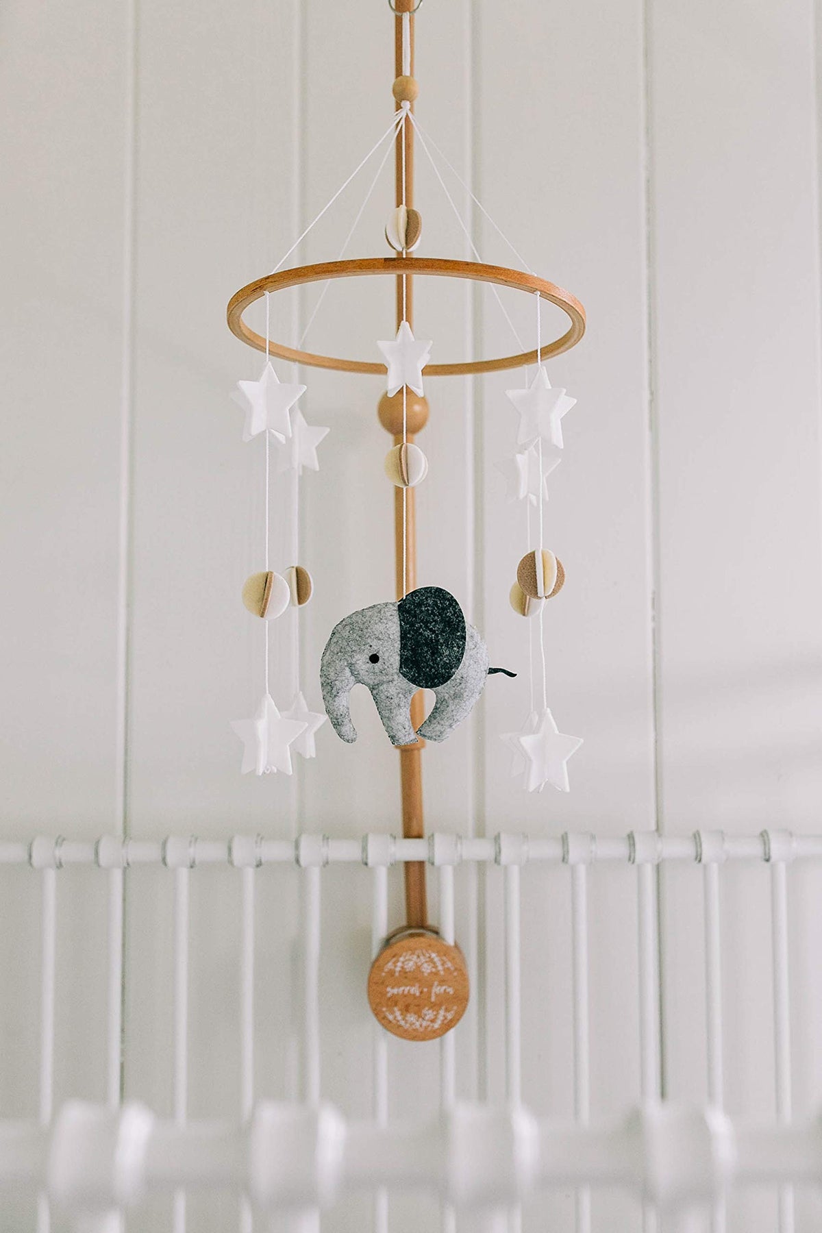 Scandinavian Elephant, Baby Crib Mobile