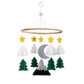 Load image into Gallery viewer, Starry Woodland Night, Baby Crib Mobile (Evergreen, Short Version)
